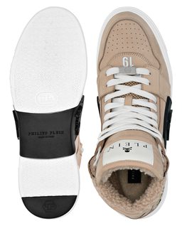Beżowe sneakersy z ociepleniem - Image #3