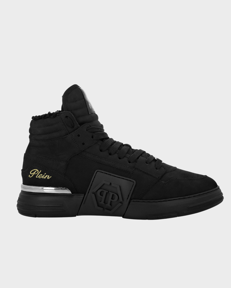 Czarne sneakersy z ociepleniem - Image #0