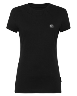 Bawełniany t-shirt Logo Fatale - Image #4