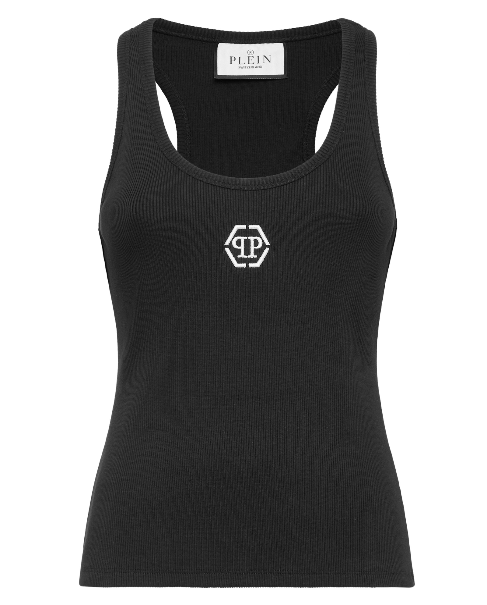 Czarny top z logo - Image #1