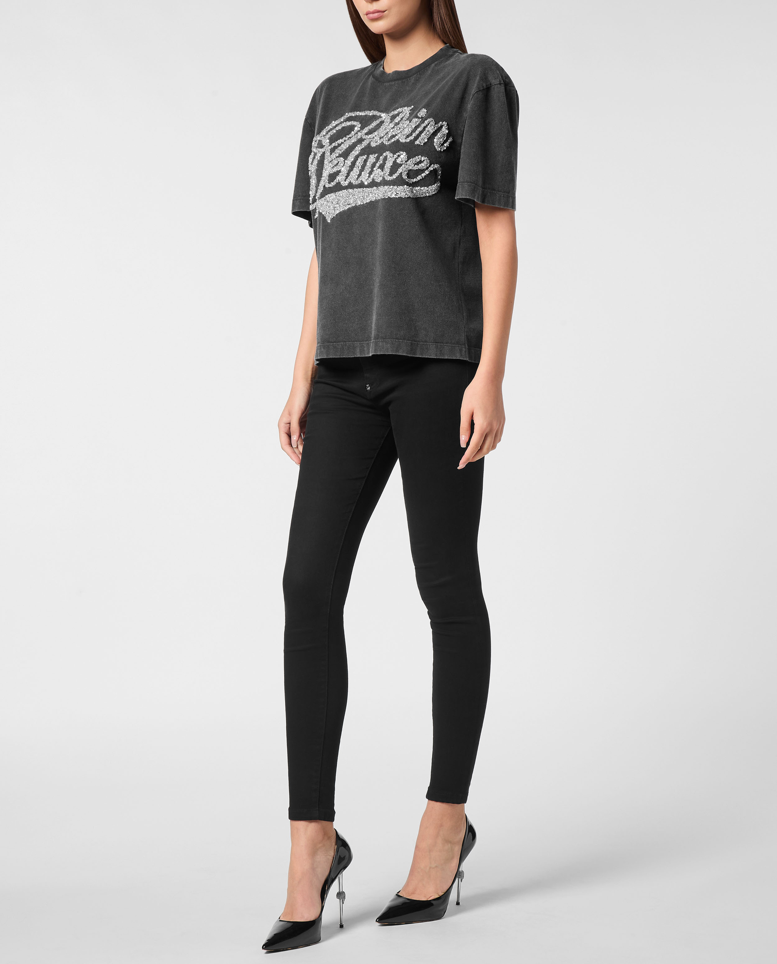 Czarna koszulka Deluxe Signature - Image #2