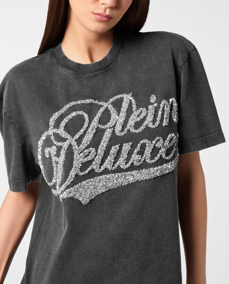 Czarna koszulka Deluxe Signature - Image #4