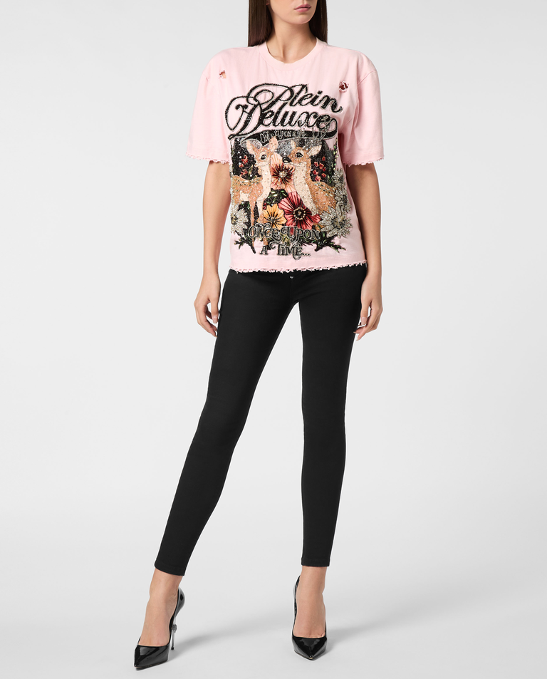 Bawełniany t-shirt Fairy z nadrukiem - Image #2