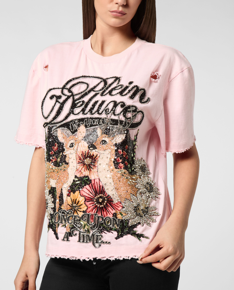 Bawełniany t-shirt Fairy z nadrukiem - Image #4