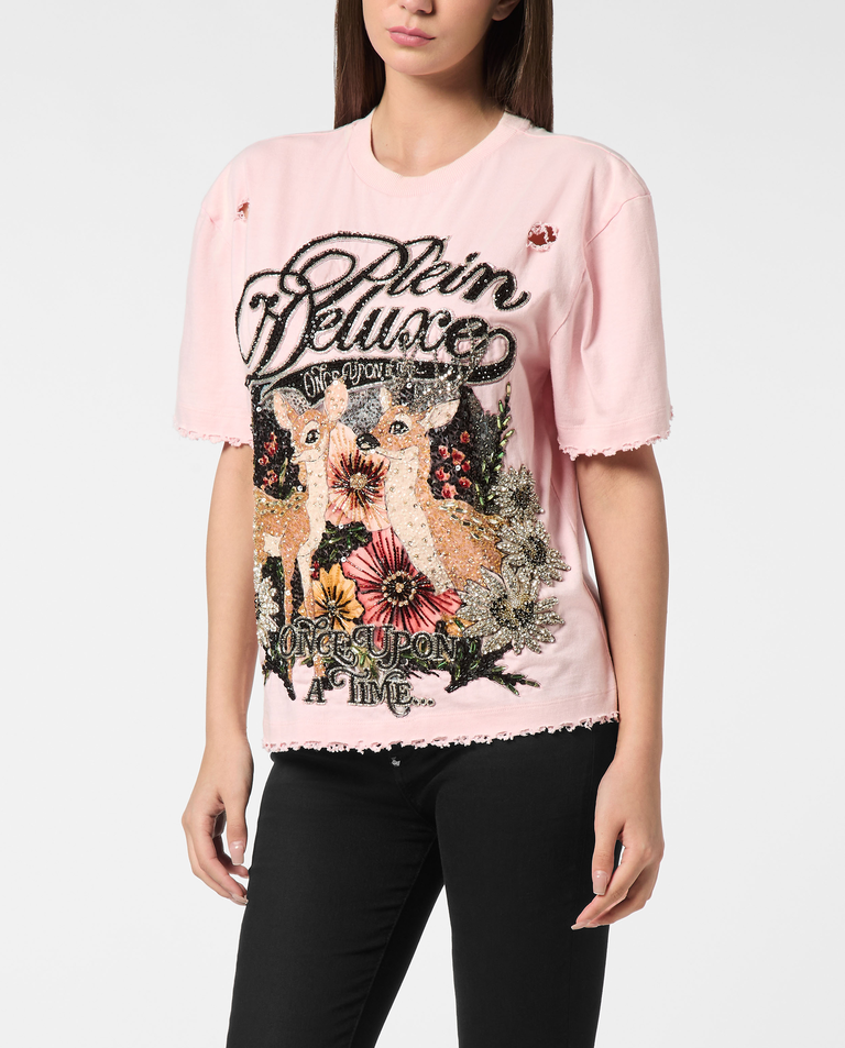 Bawełniany t-shirt Fairy z nadrukiem