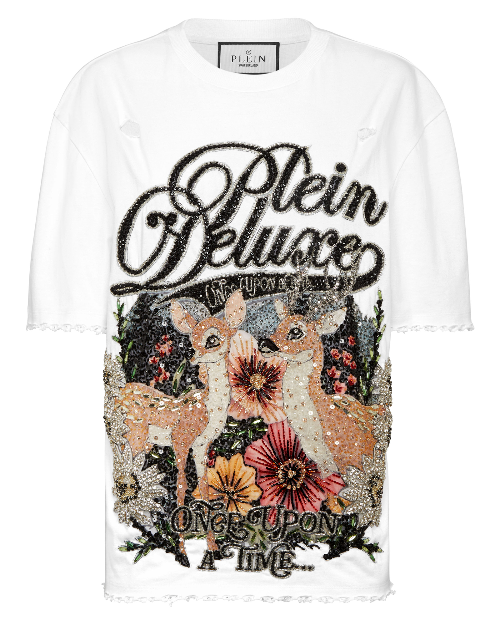 Biały t-shirt Fairy z nadrukiem - Image #1