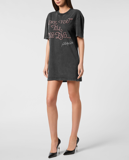 Bawełniana sukienka z odkrytymi plecami - Image #2