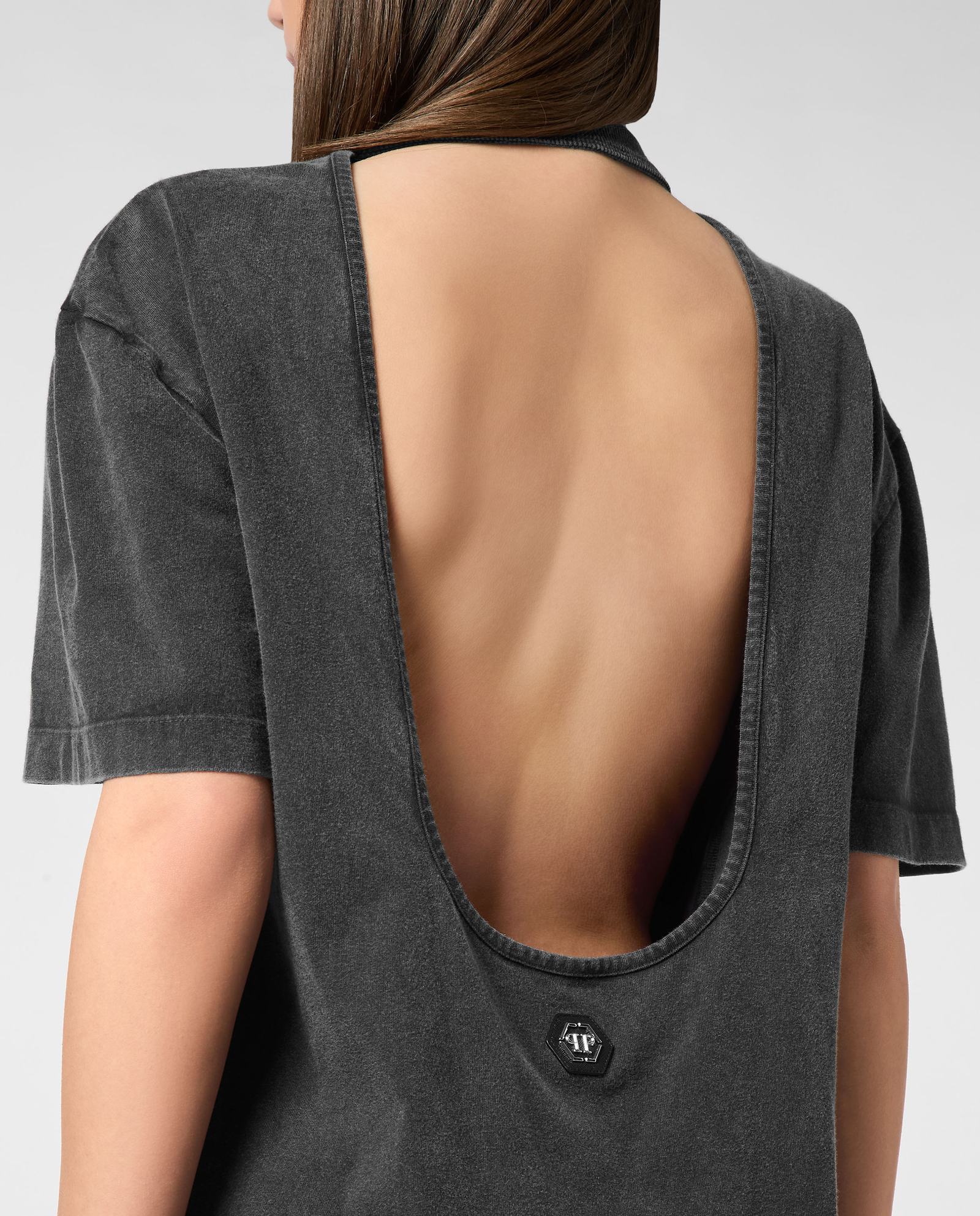 Bawełniana sukienka z odkrytymi plecami - Image #4