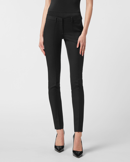 Czarne spodnie z wełną - Image #0