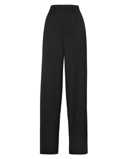 Czarne spodnie o prostym kroju - Image #1