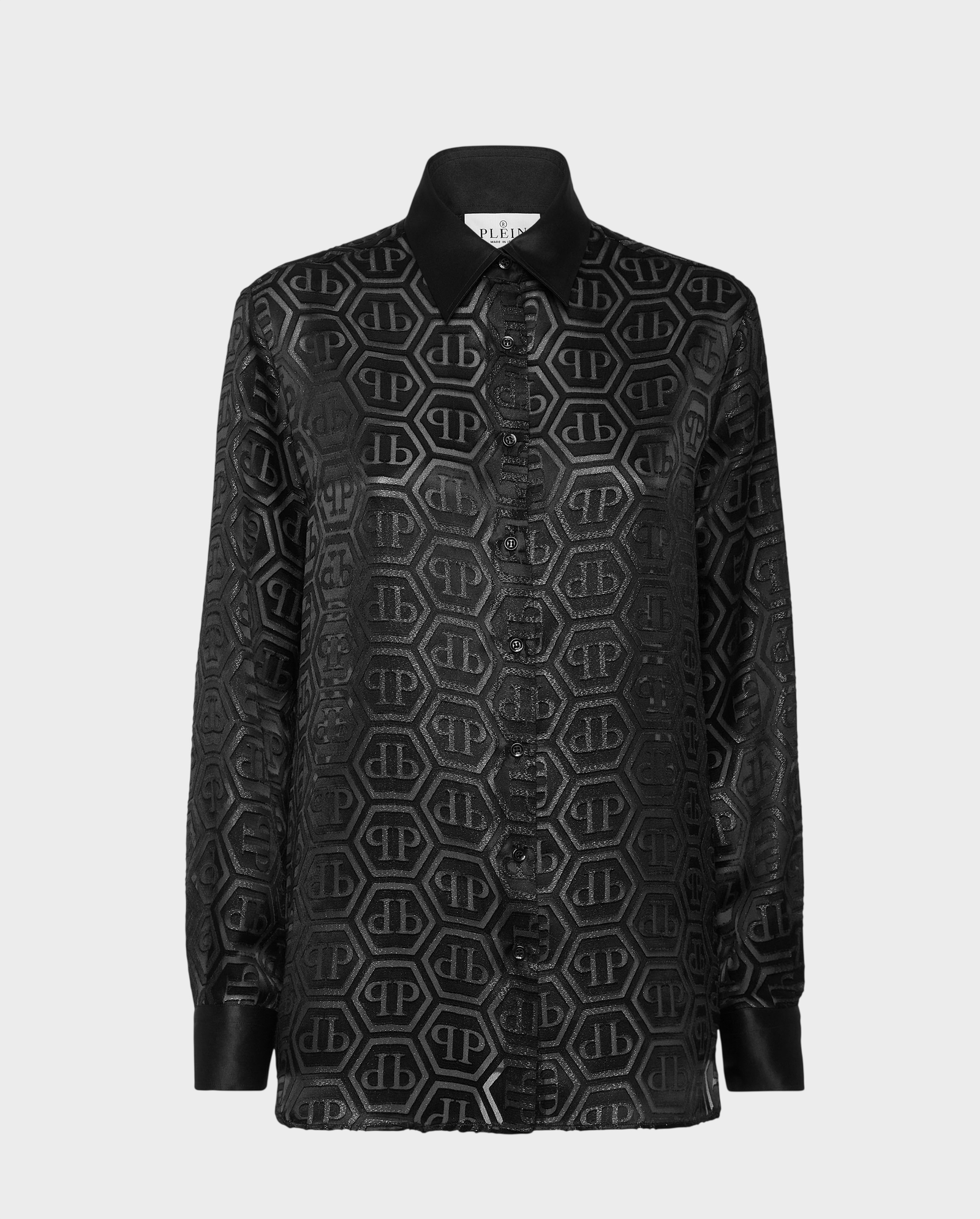 Czarna koszula Monogram - Image #0