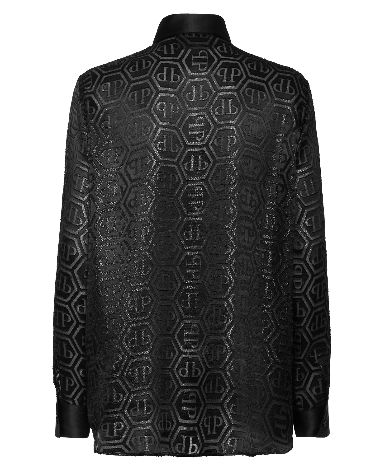 Czarna koszula Monogram - Image #4