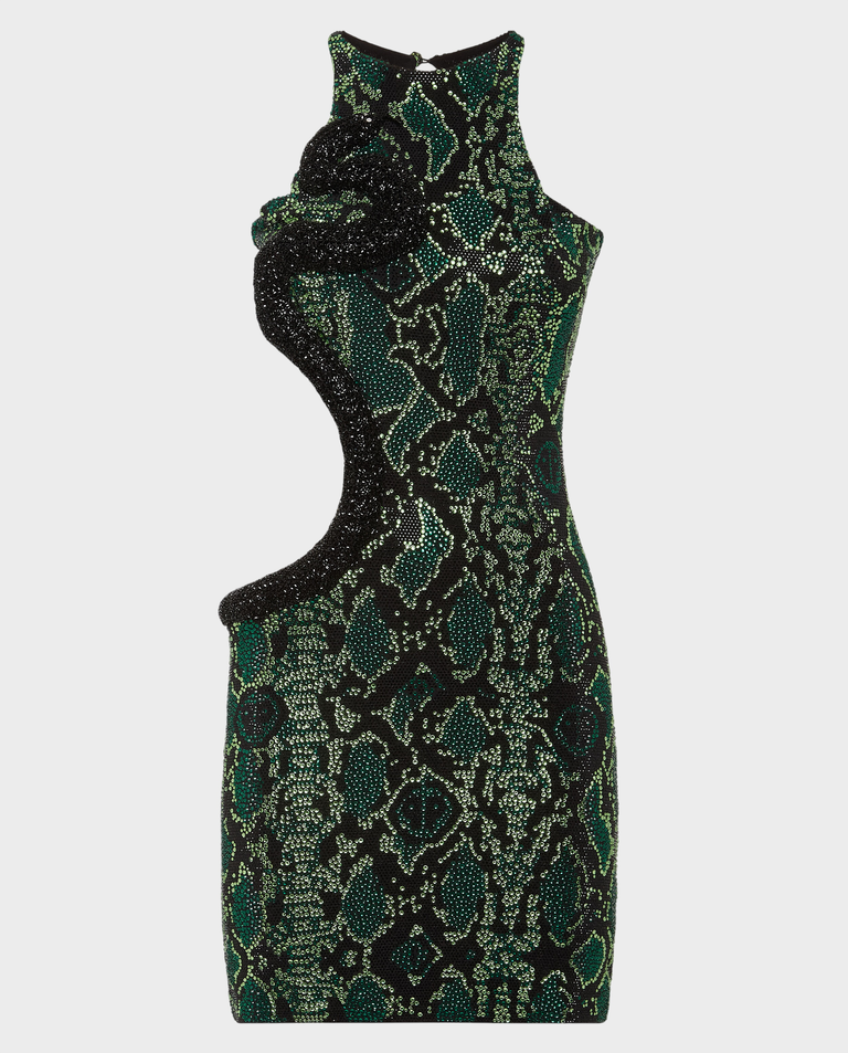 Sukienka mini Strass Snake