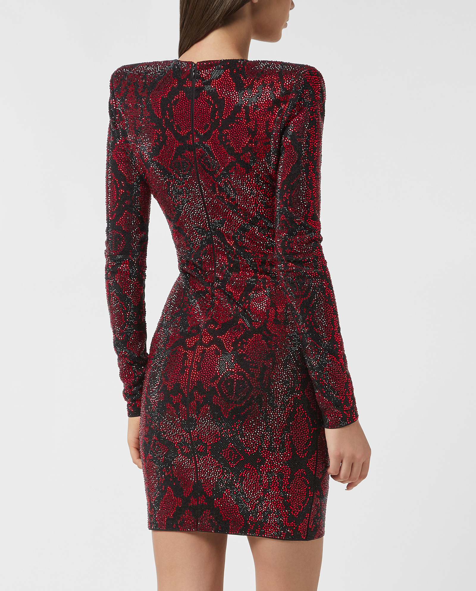 Sukienka mini z kryształkami - Image #3