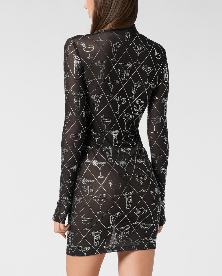 Czarna sukienka mini - Image #3