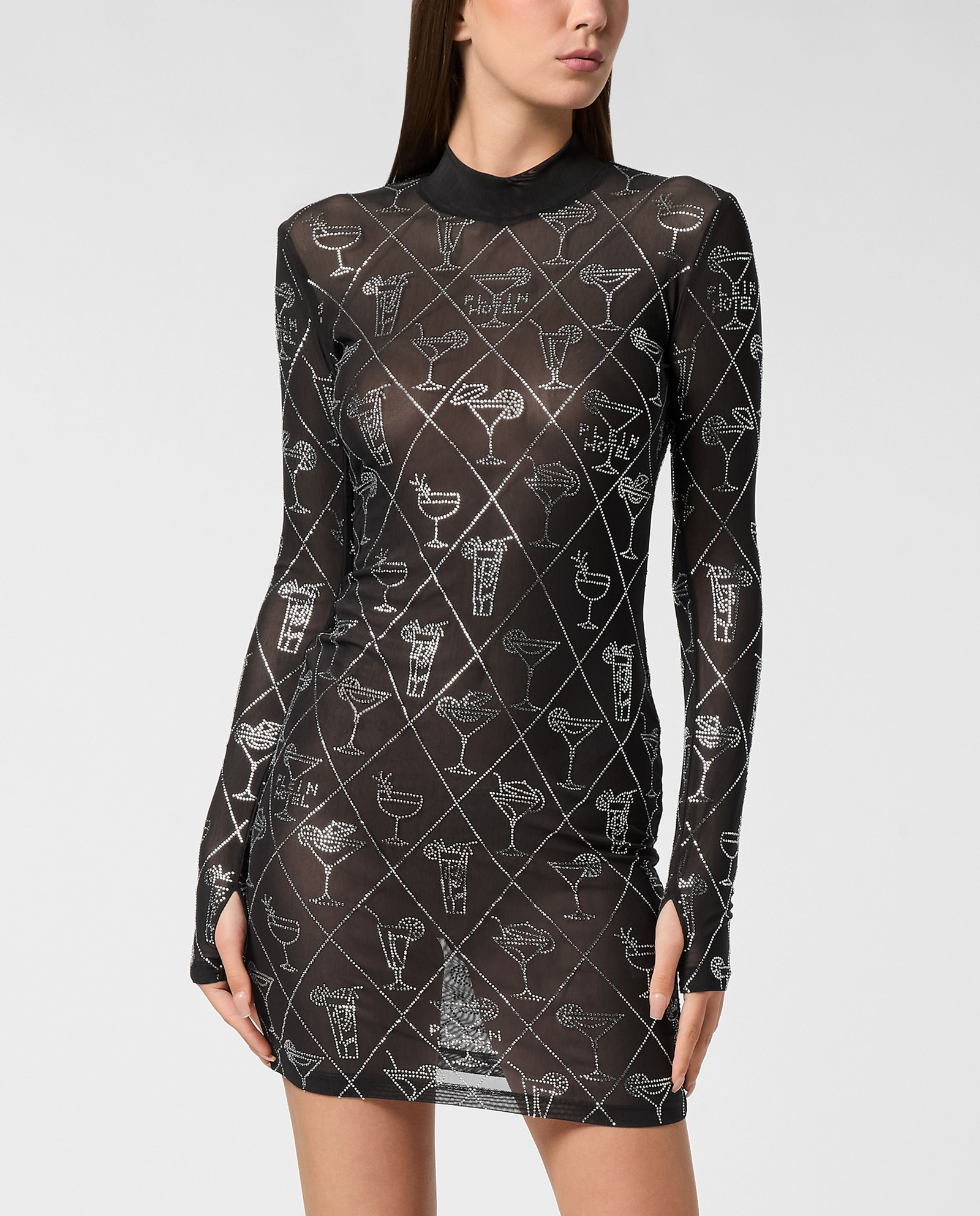 Czarna sukienka mini - Image #2