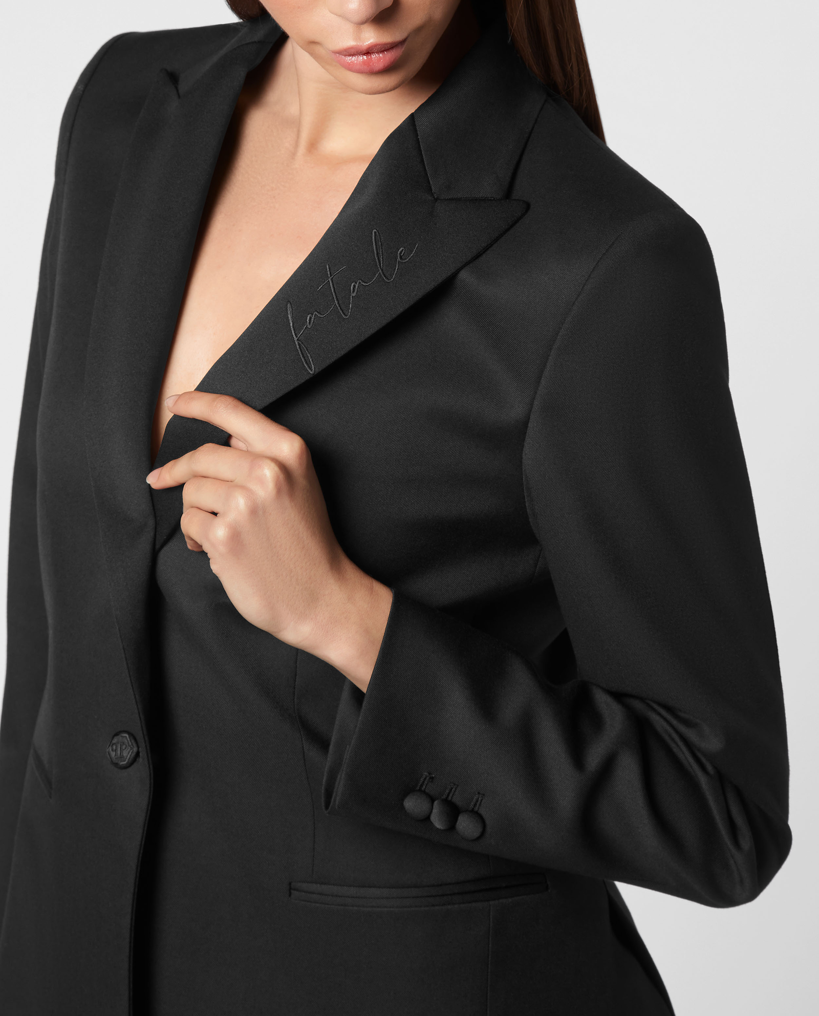 Czarna marynarka Boyfriend Fit - Image #4