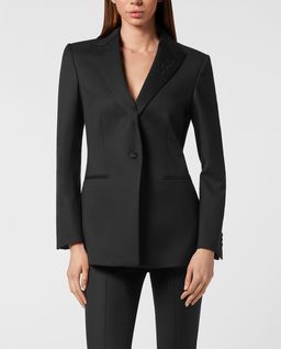 Czarna marynarka Boyfriend Fit - Image #0