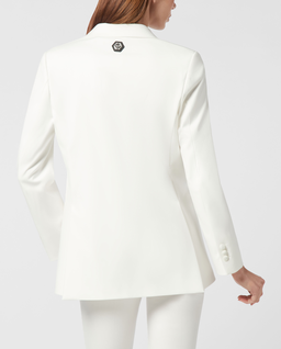 Biała marynarka Boyfriend Fit - Image #3