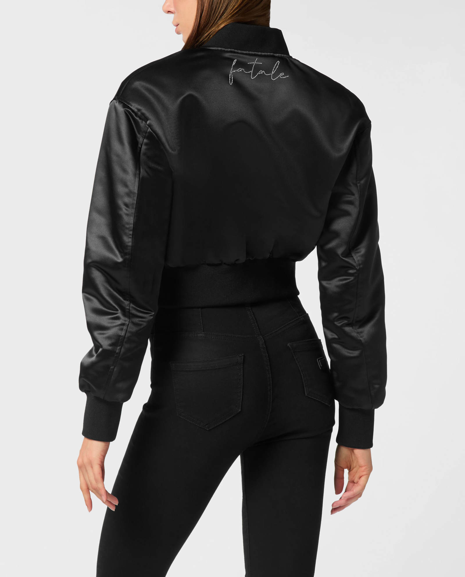 Czarna kurtka bomber Fatale - Image #3