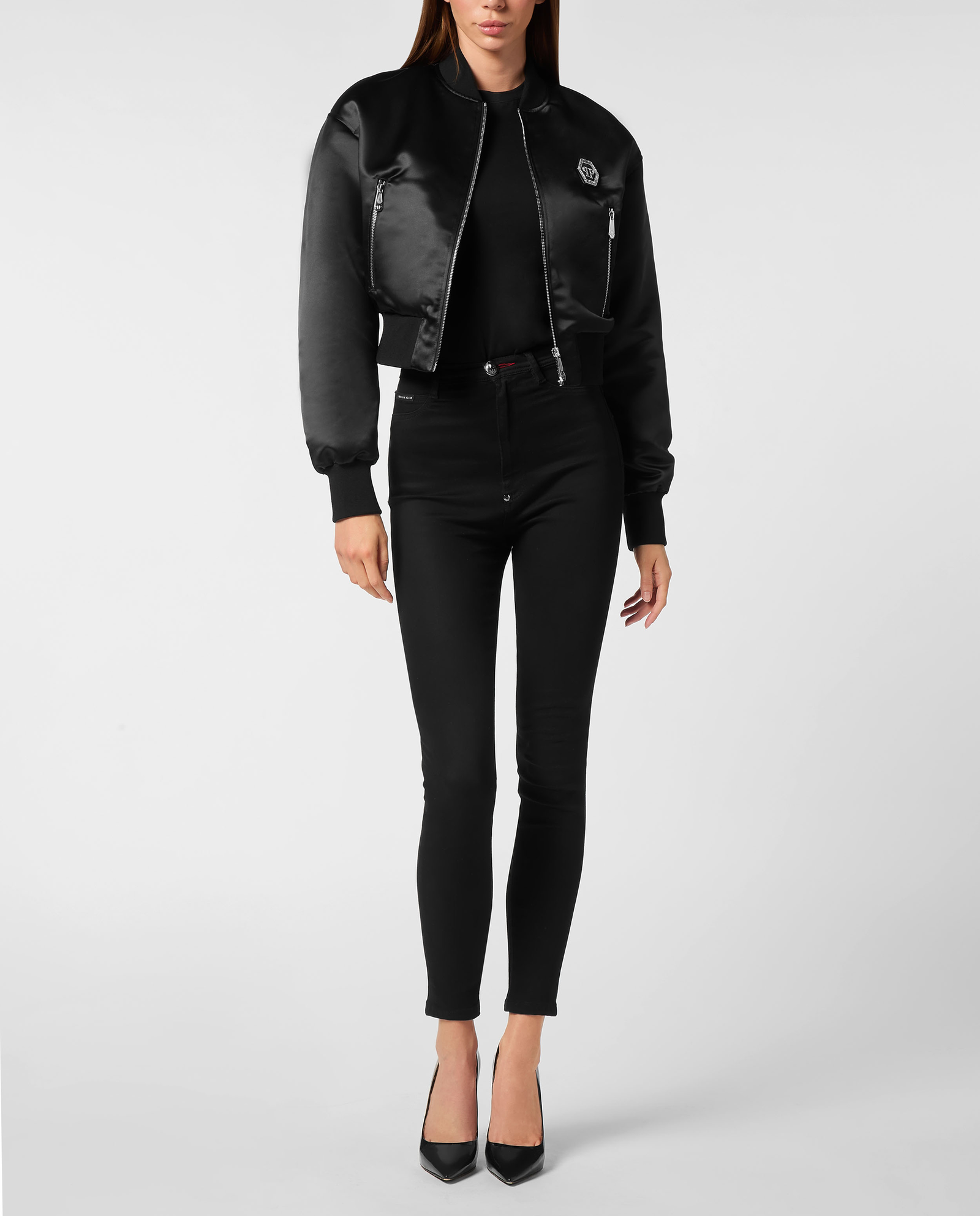 Czarna kurtka bomber Fatale - Image #2