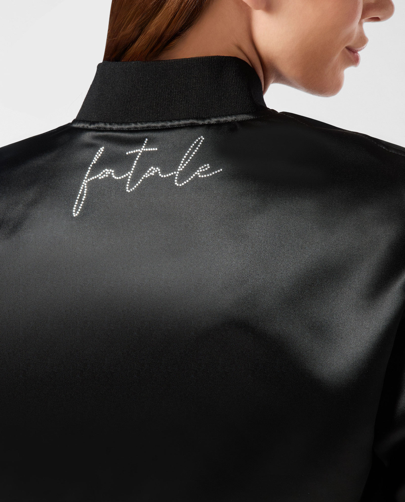 Czarna kurtka bomber Fatale - Image #4