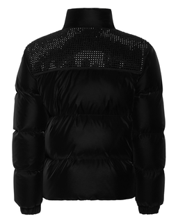 Czarna kurtka puchowa Strass - Image #5