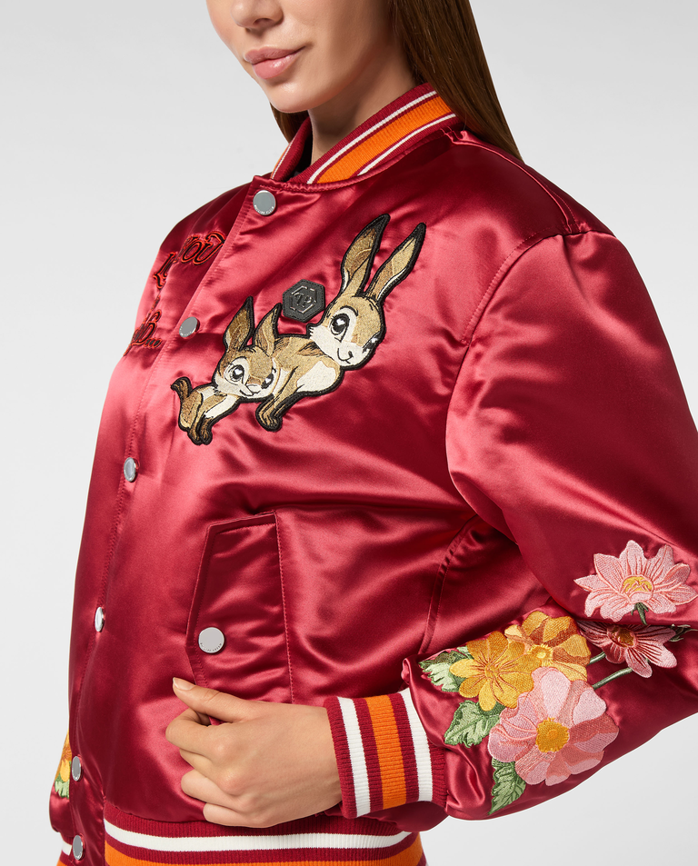 Czerwona kurtka bomber Fairy - Image #4