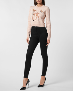 Beżowy sweter z monogramem - Image #2