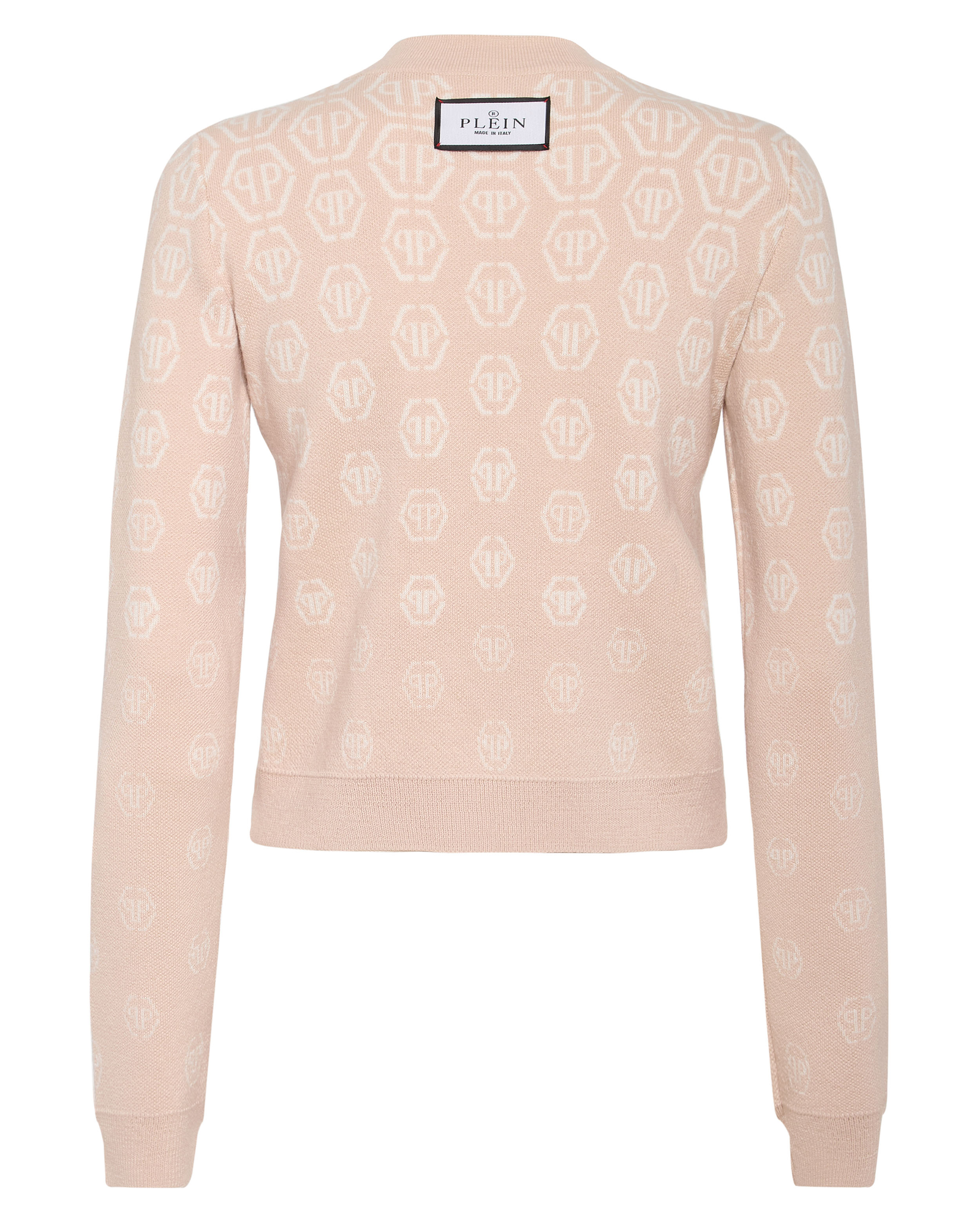 Beżowy sweter z monogramem - Image #5