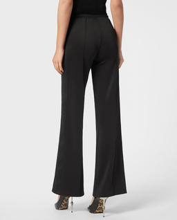 Czarne spodnie dresowe o prostym kroju - Image #3