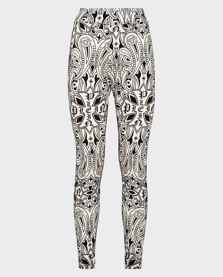 Legginsy z grafiką Gothic