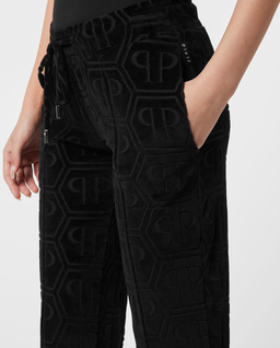 Czarne spodnie z monogramem - Image #3