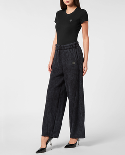 Spodnie dresowe z haftem - Image #3