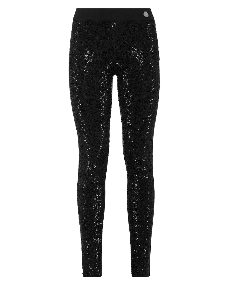 Czarne legginsy Mix Strass - Image #1