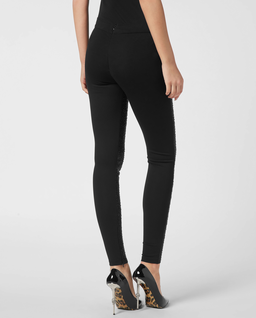 Czarne legginsy Mix Strass - Image #3