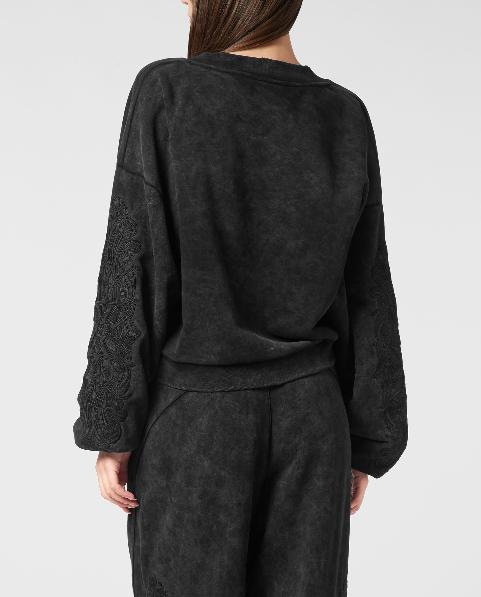 Bluza z dekoltem w serek - Image #5