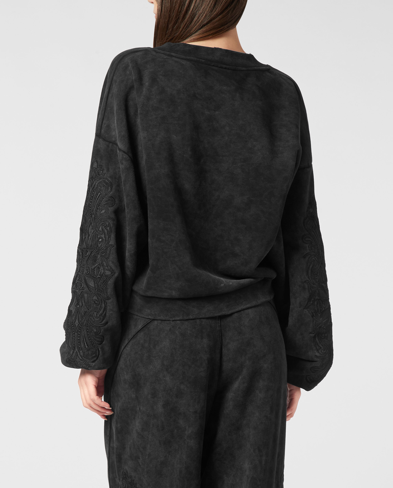 Bluza z dekoltem w serek - Image #5