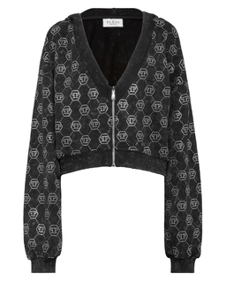 Krótka bluza z kapturem - Image #1