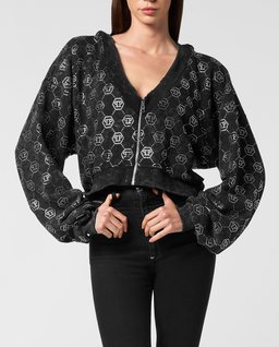 Krótka bluza z kapturem - Image #0