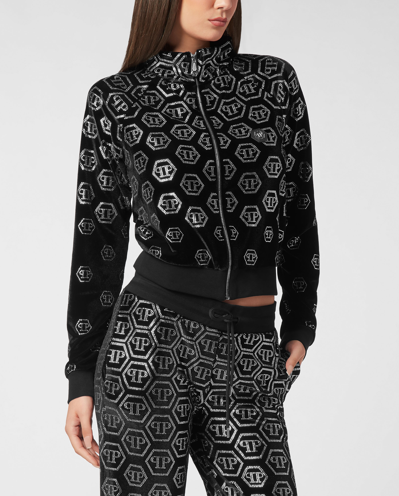 Rozpinana bluza z monogramem - Image #0