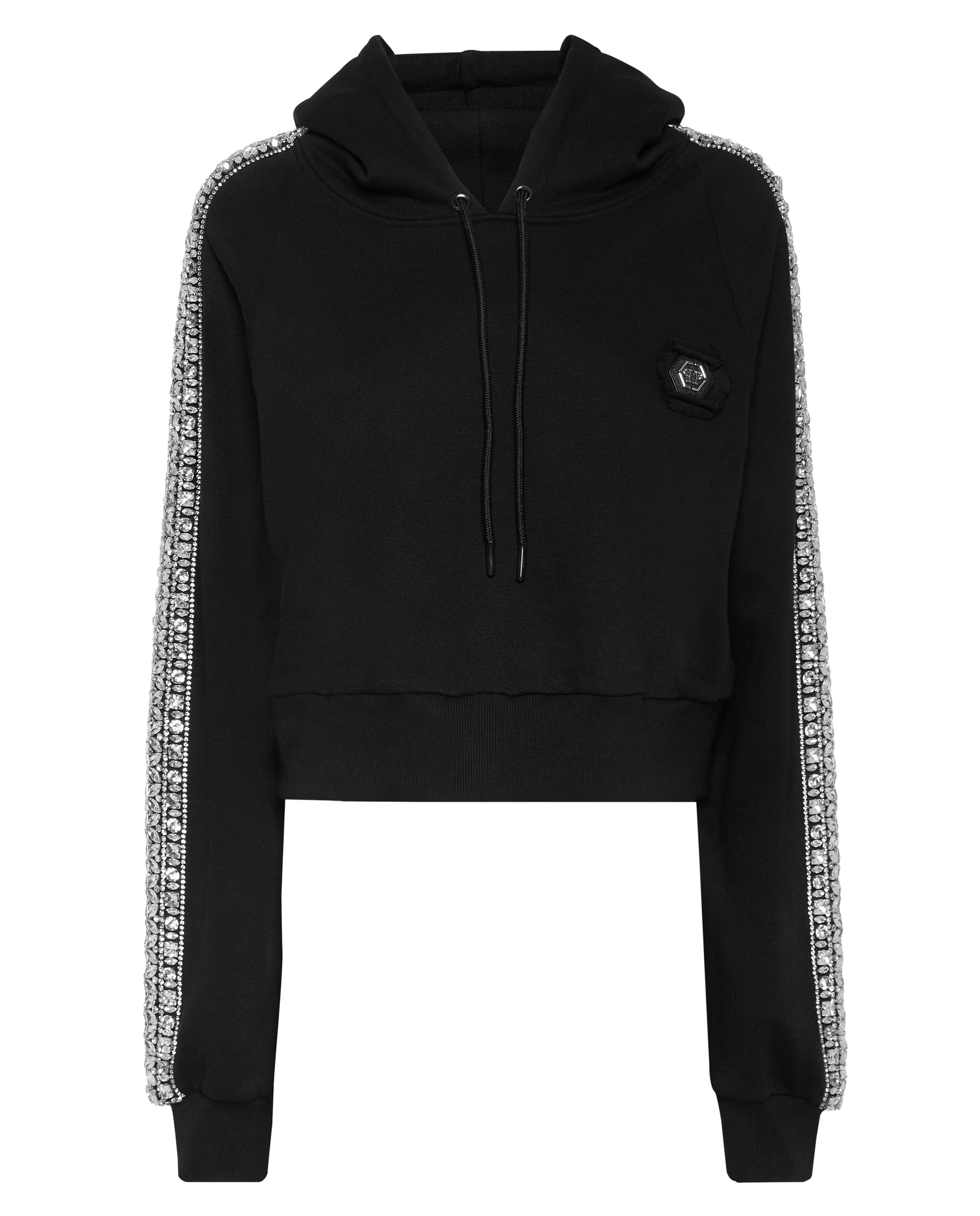 Czarna bluza z kapturem Crystal - Image #1