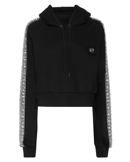 Czarna bluza z kapturem Crystal - Image #1