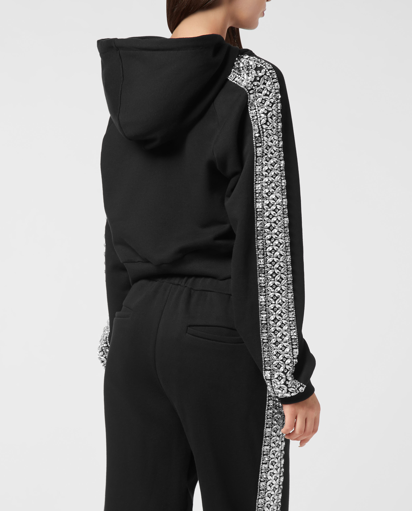 Czarna bluza z kapturem Crystal - Image #3