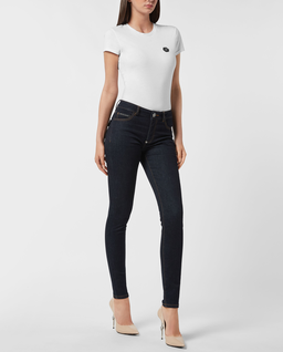 Granatowe jegginsy Fatale - Image #2