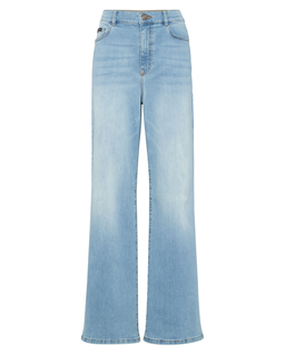 Jasnoniebieskie jeansy Skater Fit Fatale - Image #4