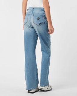 Jasnoniebieskie jeansy Skater Fit Fatale - Image #2