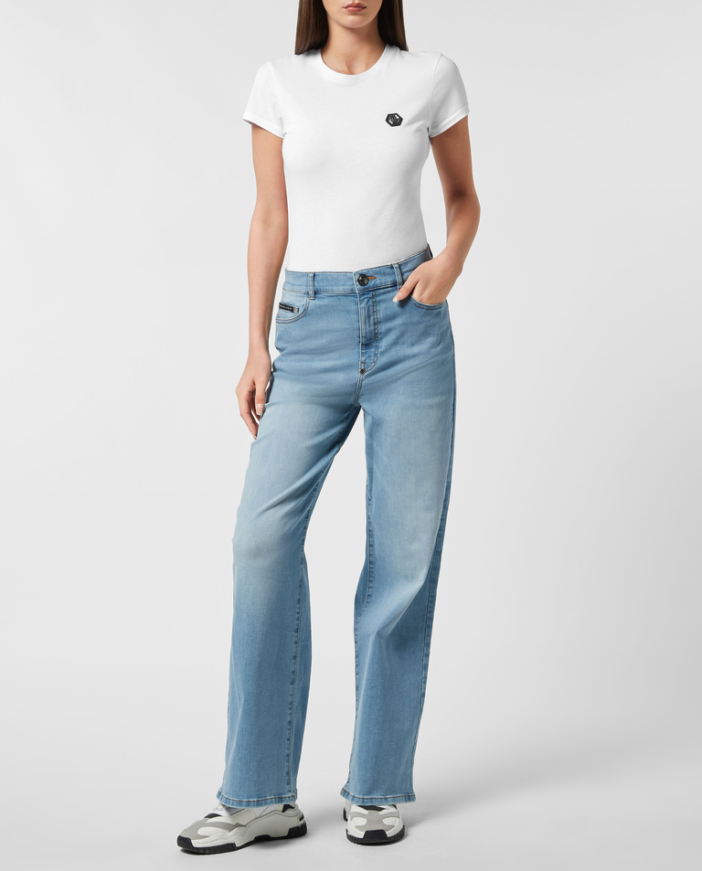 Jasnoniebieskie jeansy Skater Fit Fatale