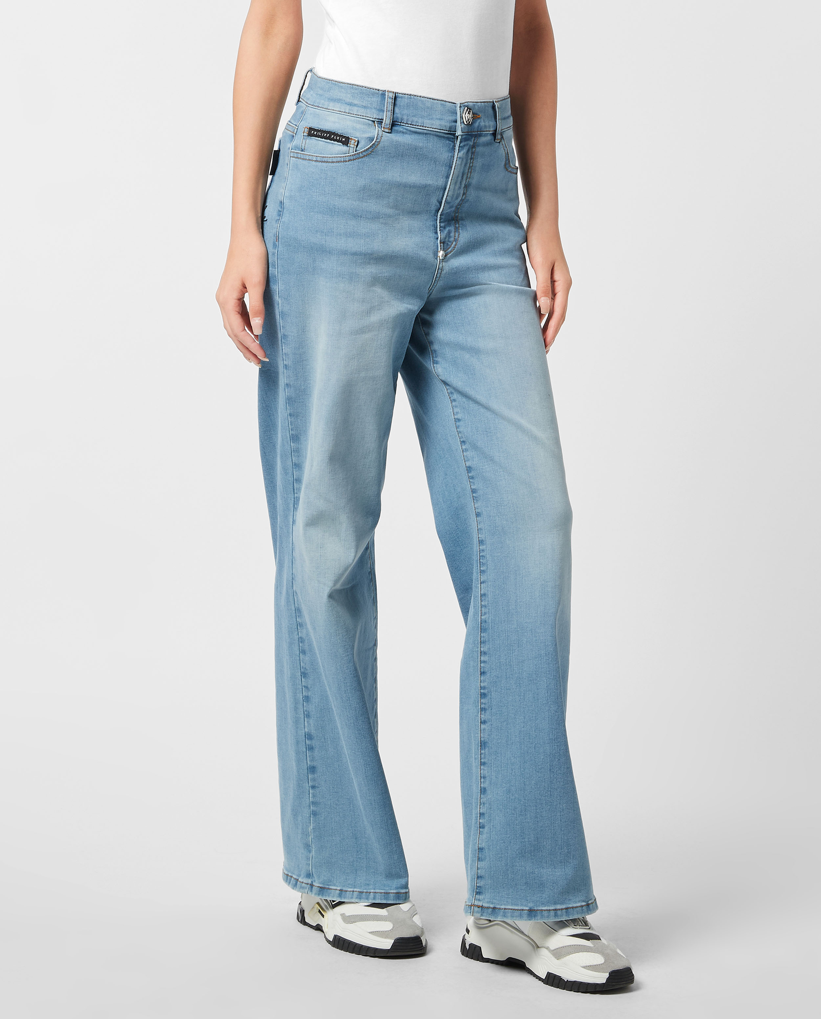 Jasnoniebieskie jeansy Skater Fit Fatale - Image #0