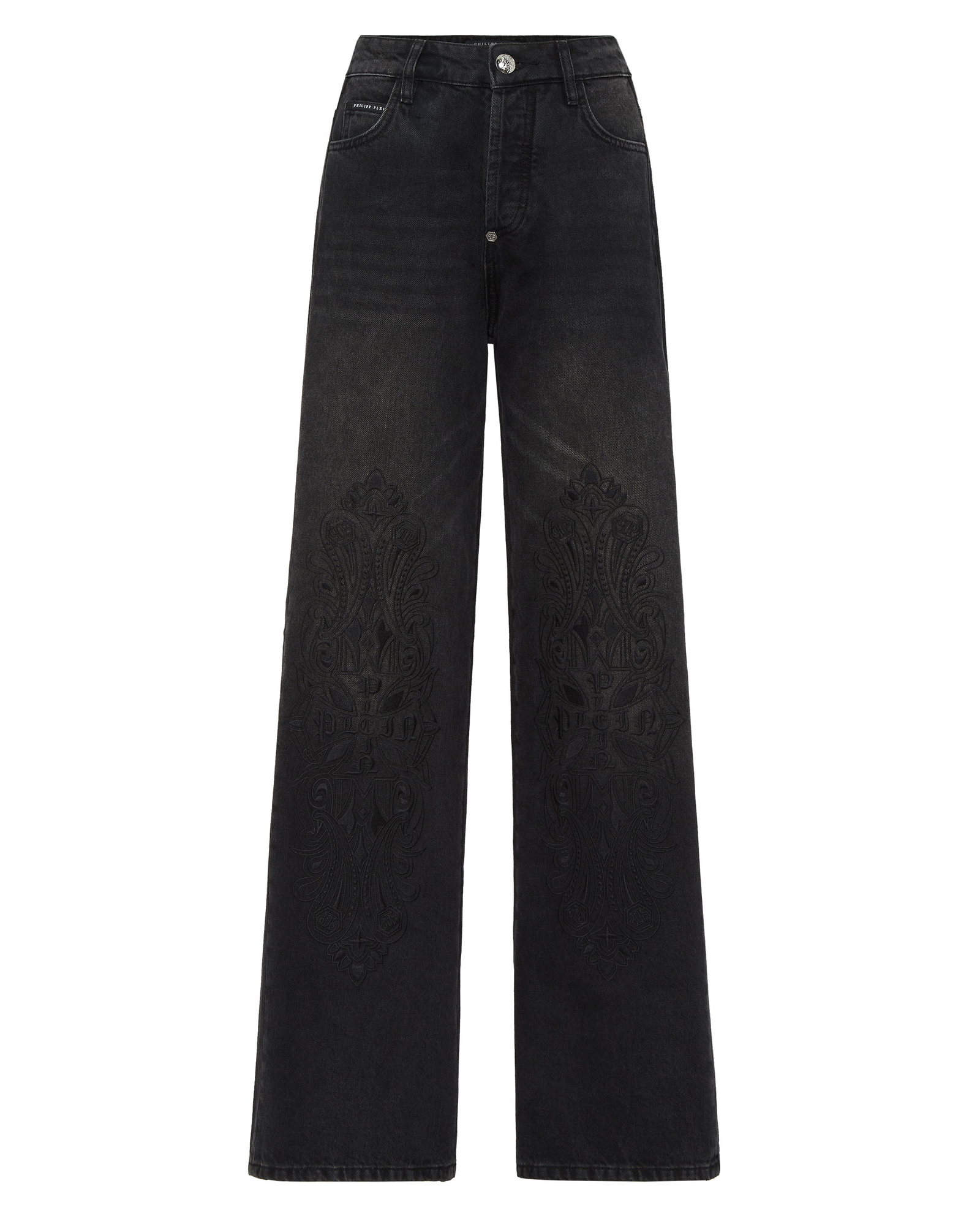 Ciemnoszare jeansy Skater Fit - Image #1